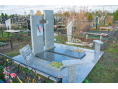 Пам`ятник з сірого граніту 00038