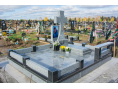 Пам`ятник з хрестом та оградою 00066