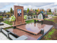 Пам`ятник з червоного граніту 00105