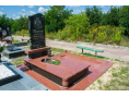 Памятник с красного гранита 00155